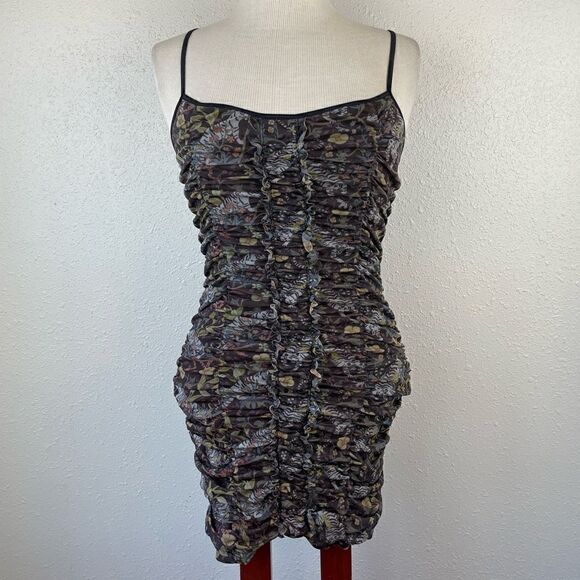 Urban Outfitters Nylon Mini Dress Size M EUC - Picture 1 of 7
